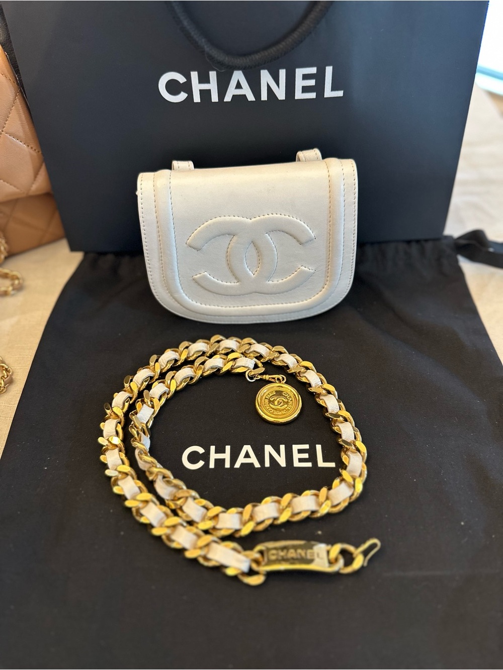 100% authentic Chanel belt, belt only